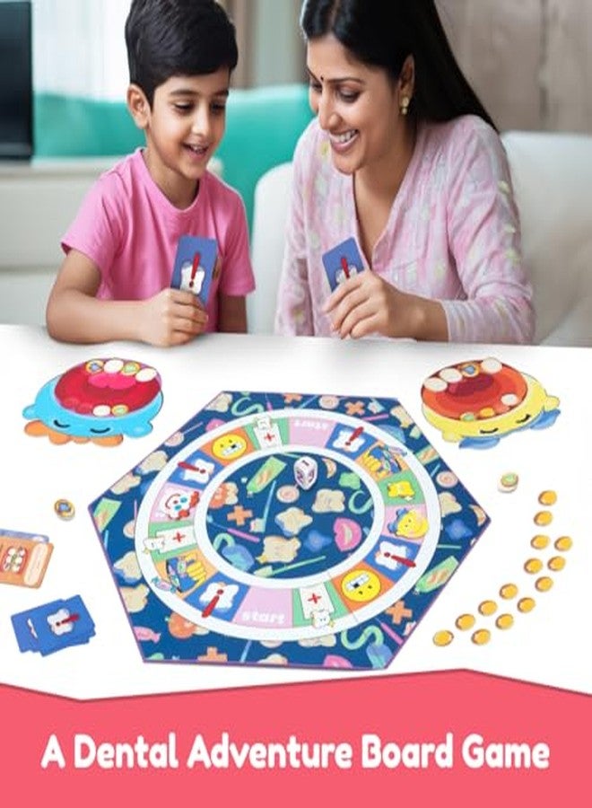 Bloomingo Teeth or Treat Board Game | Perfect Family Gift for Kids Age 4+ | Enjoy a Fun Dental-Themed Challenge While Learning Good Oral Care Habits | Entertaining & Engaging Play - Image 4